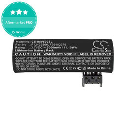 Baterie pro Ingenico Move 5000, 3000mAh, Li-Ion, 3.7V, F26402376, HQ