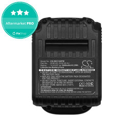 Baterie pro Dewalt DCB090, XR, 3000mAh, Li-Ion, 14.4V, DCB140, HQ