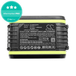 Baterie pro Worx WX800.9 MAX, WX-JCR.9, 4950mAh, Li-Ion, 20V, WA3551.1, HQ
