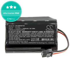 Baterie pro Ecovacs Deebot Slim, D36, 3400mAh, Li-Ion, 10.8V, ZJ1450, HQ