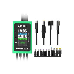 Diagnostický napájecí kabel s displejem pro notebooky, 2UUL PW08