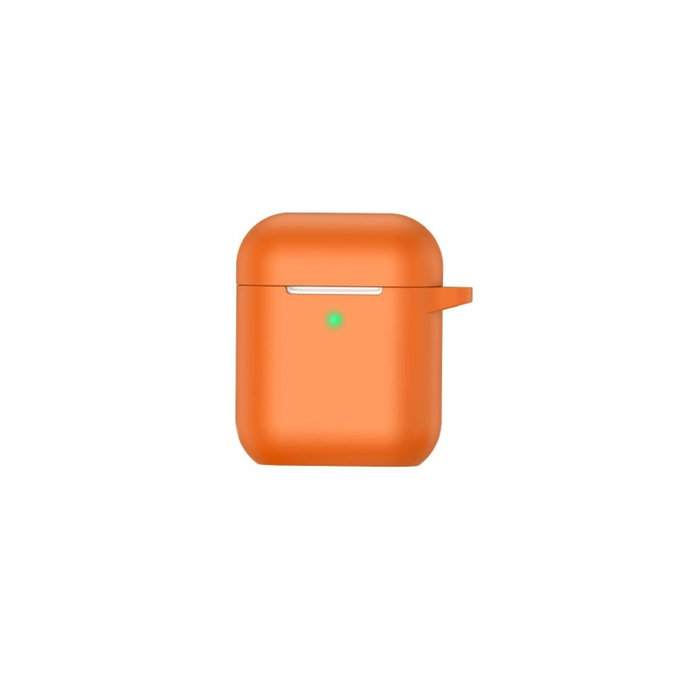 Silikonové pouzdro pro AirPods 1 a 2, oranžové