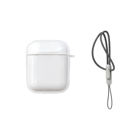 Silikonové pouzdro pro AirPods 1 a 2, transparentní