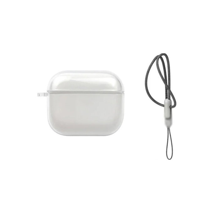 Silikonové pouzdro pro AirPods 3, transparentní