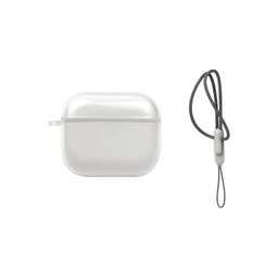 Silikonové pouzdro pro AirPods 4, transparentní