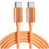 Kabel USB-C / USB-C s rychlým nabíjením, PD 60W, 1 m, oranžový