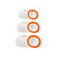 Náhradní silikonové špunty do uší pro AirPods 1 Pro a 2 Pro, paměťová pěna, sada (L, M, S), bílé