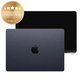 LCD displej pro MacBook Air 13", A3113 (2024), s předním sklem a krytem, Midnight, 661-40281, Genuine Apple