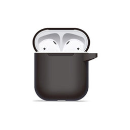 Silikonové pouzdro pro AirPods 1 a 2, černé
