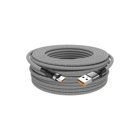 USB-C / USB-C kabel, 6A, 1m, šedý