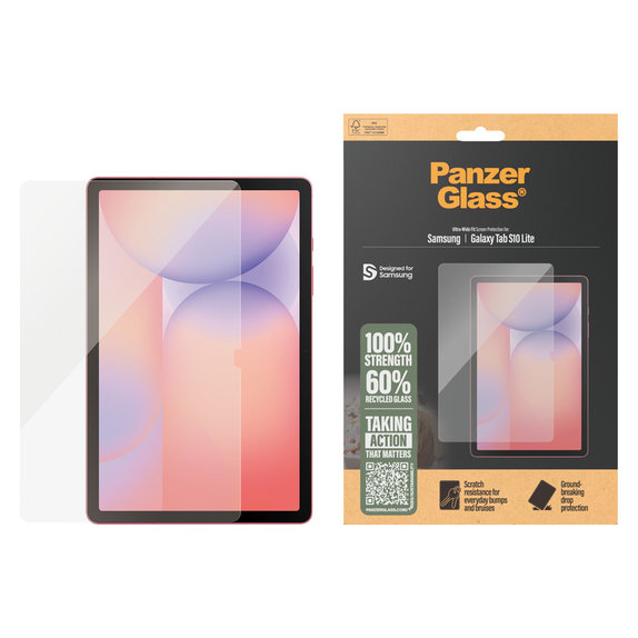 Tvrzené sklo UWF pro Samsung Galaxy Tab S10 Lite, Čirá, PanzerGlass