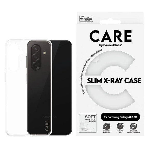 Pouzdro X-Ray pro Samsung Galaxy A26 5G, Transparentní, PanzerGlass