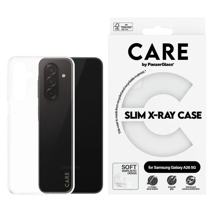 Pouzdro X-Ray pro Samsung Galaxy A26 5G, Transparentní, PanzerGlass