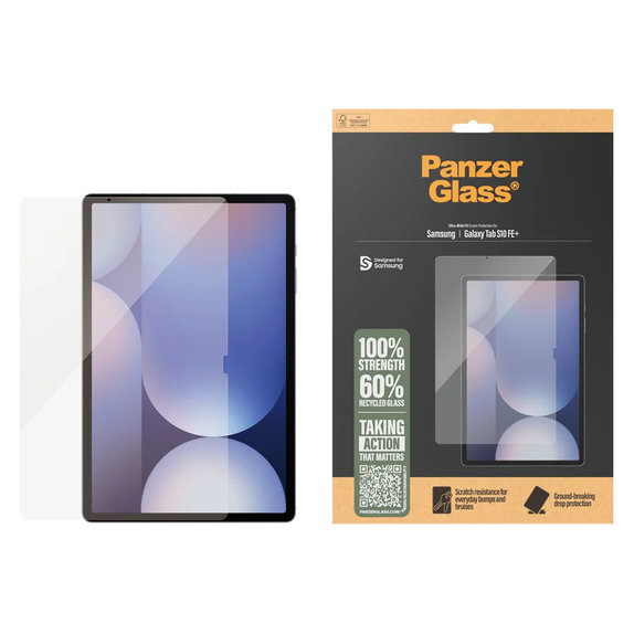 Tvrzené sklo UWF pro Samsung Galaxy Tab S10 FE+, Čirá, PanzerGlass