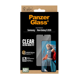 PanzerGlass - Tvrzené sklo UWF s aplikátorem pro Samsung Galaxy S26, čiré