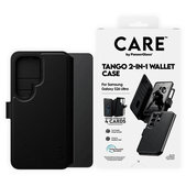 Pouzdro Wallet Tango Two-In-One s QI pro Samsung S26 Ultra, černá, CARE