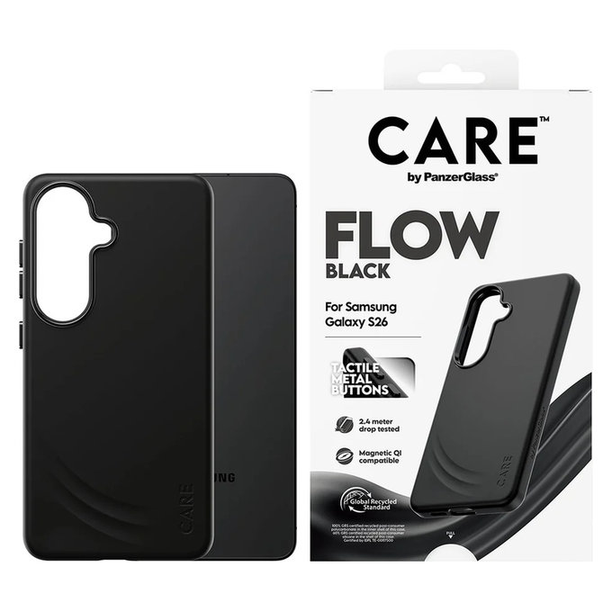 Pouzdro FLOW s QI pro Samsung Galaxy S26, Černá, PanzerGlass