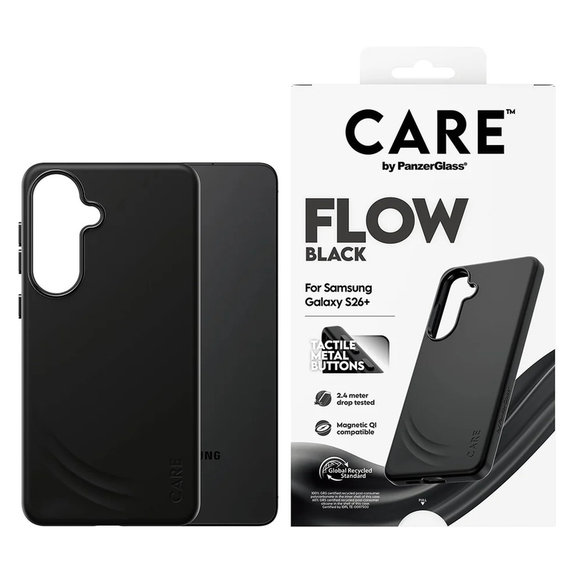 Pouzdro FLOW s QI pro Samsung Galaxy S26+, Černá, PanzerGlass