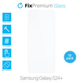 FixPremium Glass - Tvrzené Sklo pro Samsung Galaxy S24+ (10 Pack)