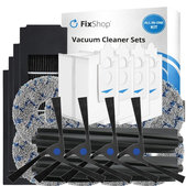 Sada náhradních dílů pro Ecovacs Deebot X2 Omni (2x Hlavní kartáč, 4x Filtr, 4x Boční kartáč, 8x Mopovací útěrka, 4x Sáček na prach)