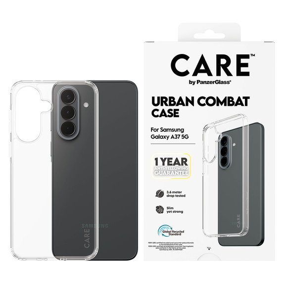 Pouzdro Urban Combat pro Samsung Galaxy A37, Transparentní, PanzerGlass