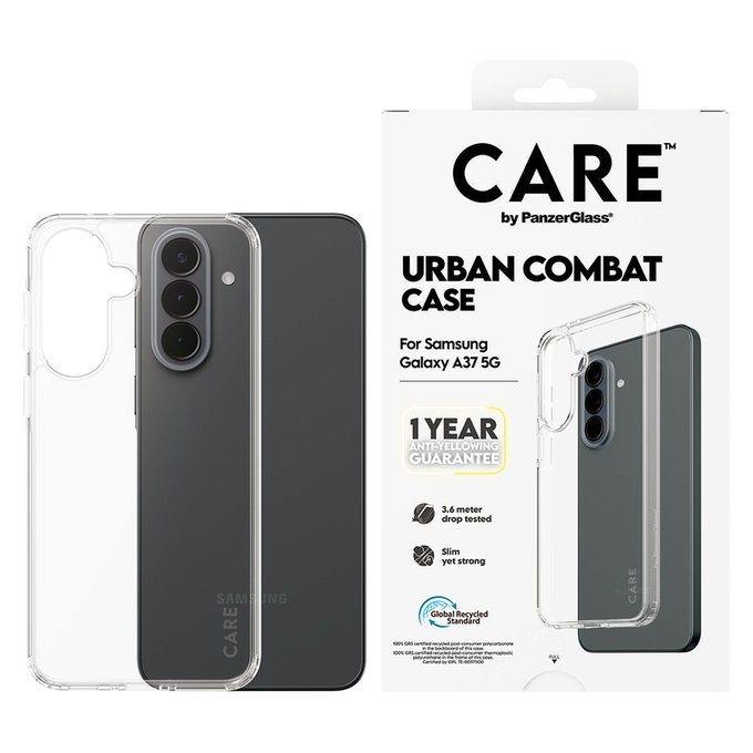 Pouzdro Urban Combat pro Samsung Galaxy A37, Transparentní, PanzerGlass