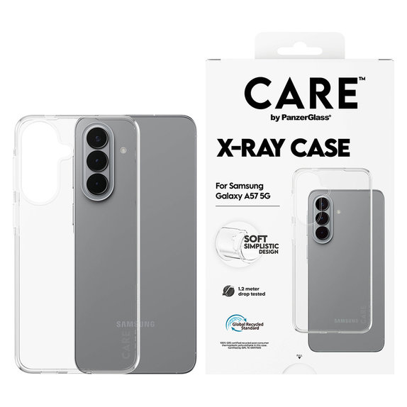 Pouzdro X-Ray pro Samsung Galaxy A57, Transparentní, PanzerGlass