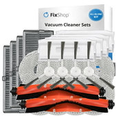 Sada náhradních dílů pro Xiaomi Robot Vacuum H40 - Complete set XL (2x Hlavní kartáč, 4x Filtr, 4x Boční kartáč, 8x Mopovací útěrka, 4x Sáček na prach)
