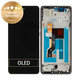 Displej pro Motorola Moto G86 5G, Dotykové sklo s rámem, Cosmic Sky, 5D68C30475, Genuine Service Pack