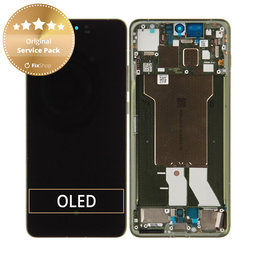 Displej pro Motorola Edge 70, Dotykové sklo s rámem, Bronze Green, 5D68C31543, Genuine Service Pack