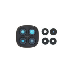 Sklíčko zadní kamery s rámem pro Xiaomi Redmi Note 15 Pro 5G, Black