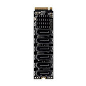 Rozšiřující karta M.2 NVMe se 6 porty SATA III