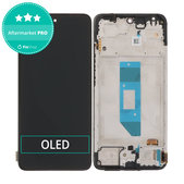 Displej OLED pro Xiaomi Redmi Note 14 4G, Black, Dotykové sklo s rámem