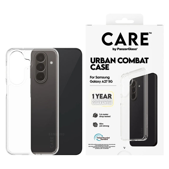 Pouzdro Urban Combat pro Samsung Galaxy A27, Transparentní, PanzerGlass