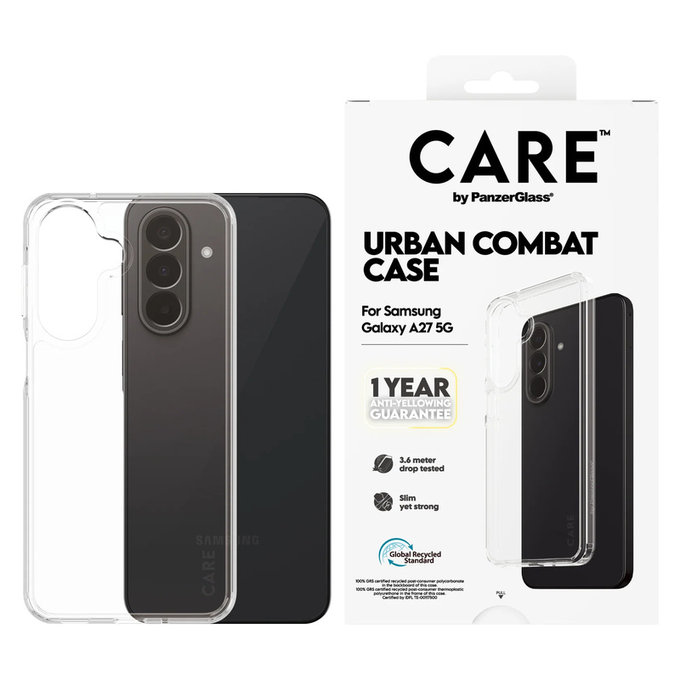 Pouzdro Urban Combat pro Samsung Galaxy A27, Transparentní, PanzerGlass