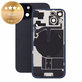 Sklo zadního housingu pro iPhone 15, Black, Pulled A