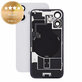 Sklo zadního housingu pro iPhone 16, White, Pulled A