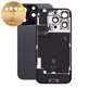 Sklo zadního housingu pro iPhone 16 Pro, Black Titanium, Pulled A