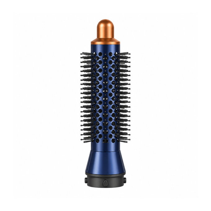 Malý kulatý kartáč pro objem pro Dyson Airwrap HS01, HS05, Prussian Blue / Rich Copper