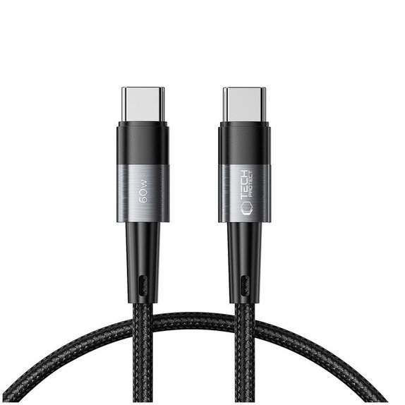 Kabel Ultraboost USB-C Cable PD 60W / 3A 25CM, šedá, Tech-Protect