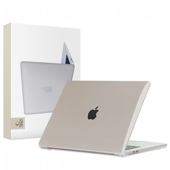 Pouzdro Smartshell pro MacBook Air 15 M2-M5 2023-2026, Crystal Clear, Tech-Protect