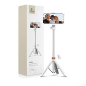 Selfie tyč SE stativem L03S, bílá, Tech-Protect