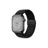 Řemínek Nylonmag pro Apple Watch 8 / 9 / 10 / 11 / SE / Ultra (44 / 45 / 46 / 49 mm), černá, Tech-Protect