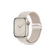 Řemínek Nylonmag pro Apple Watch 8 / 9 / 10 / 11 / SE (40 / 41 / 42 mm), Natural Titanium, Tech-Protect