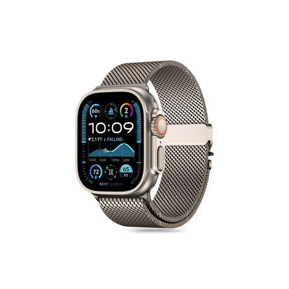Řemínek Milano pro Apple Watch 8 / 9 / 10 / 11 / SE / Ultra (44 / 45 / 46 / 49 mm), Titanium, Tech-Protect
