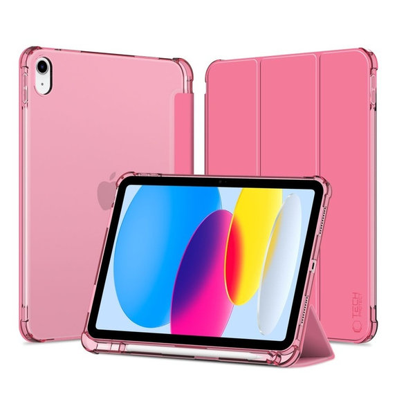 Pouzdro Sc Pen Hybrid pro iPad 10.9" 10 / 2022 / 11" 11 / 2025, Crystal Magenta, Tech-Protect