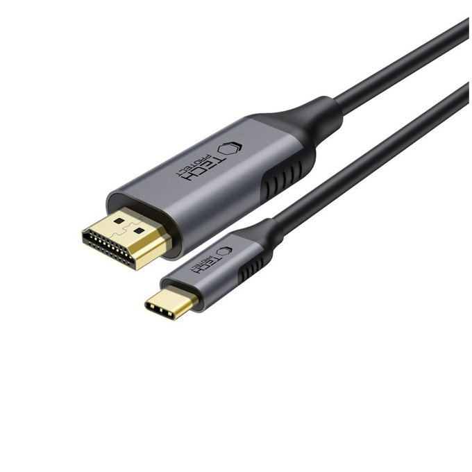 Kabel Ultraboost Cable USB-C / HDMI 2.0 4K 60Hz 180cm, černá, Tech-Protect