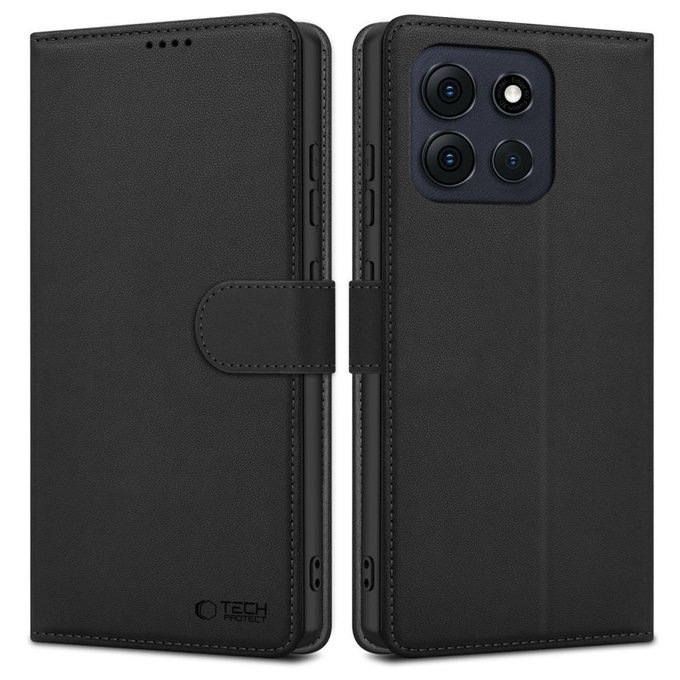 Pouzdro Wallet pro Motorola Moto G56 5G, černá, Tech-Protect