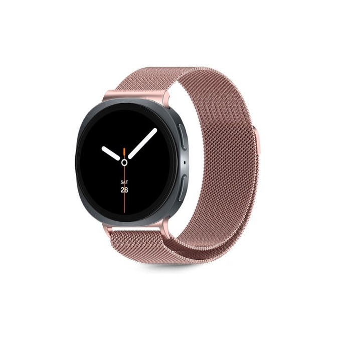 Řemínek Milaneseband pro Samsung Watch 8 / 9 / Classic (40 / 44 / 46 mm), Rose Gold, Tech-Protect