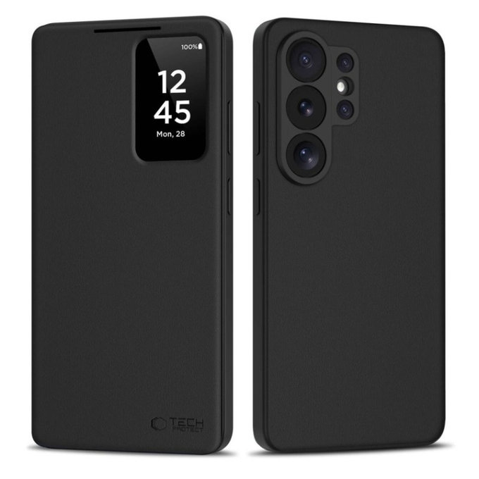 Pouzdro Smart Wallet pro Samsung S26 Ultra, Matte Black, Tech-Protect